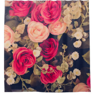 Rideaux De Douche Vintage Flowersflower, vintage, floral, mother, da