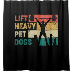 Rideaux De Douche Vintage Lift Heavy Pet Dogs