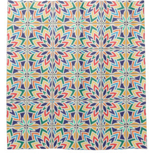 Rideaux De Douche Vintage seamless pattern, based on traditional wa
