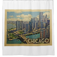 Vintage voyage de Chicago Illinois