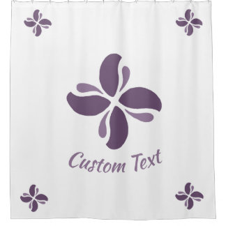 Rideaux De Douche Vintage Zen Echo Lilac Kiss
