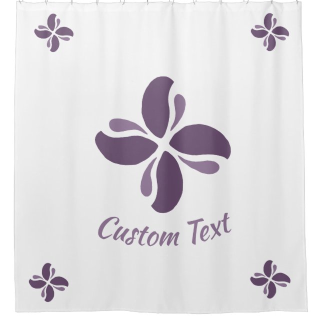 Rideaux De Douche Vintage Zen Echo Lilac Kiss (Devant)