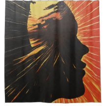 Visage latéral humain | Design d'art métaphysique