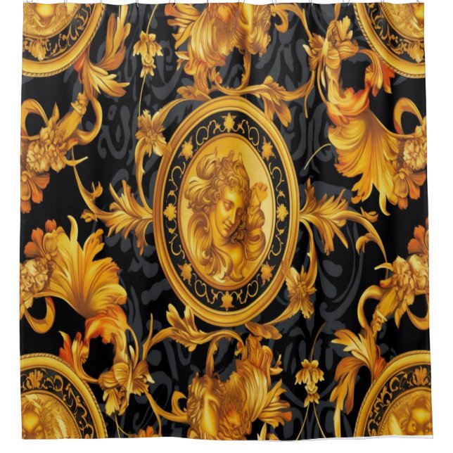 Rideaux De Douche Visage romain (Devant)