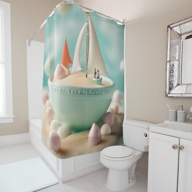 Rideaux De Douche voilier (En situation)
