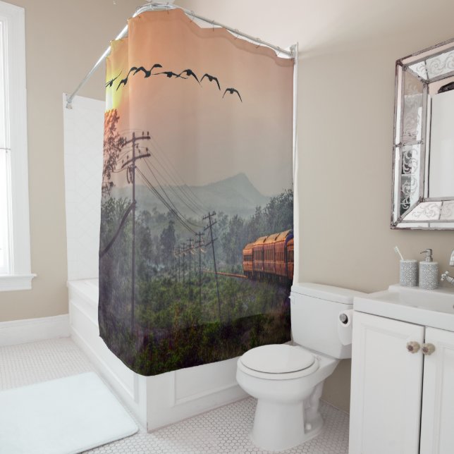 Rideaux De Douche Voyage (En situation)