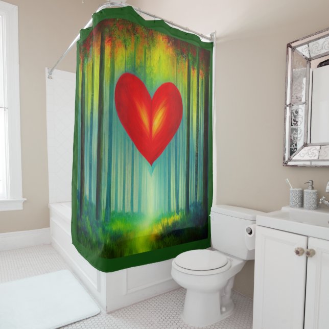 Rideaux De Douche Voyage inspiré (En situation)