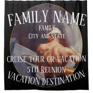 Rideaux De Douche Voyage touristique souvenir FV Coho Alaska AK