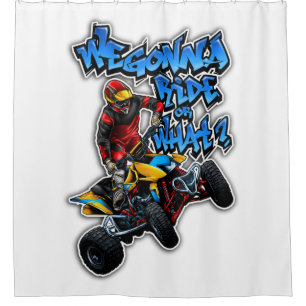 Rideaux De Douche VTT - On Va Faire Le Tour Ou Quoi ?