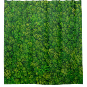 Rideaux De Douche Vue de la forêt du dessus, vue aérienne du dessus