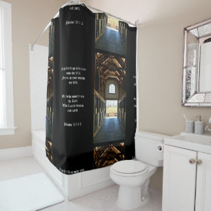 Rideaux De Douche Vue du Kentucky depuis la grange, Psaume 121:1-2