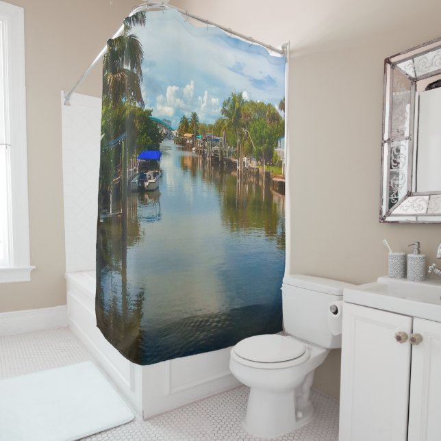 Rideaux De Douche Vue paisible (En situation)