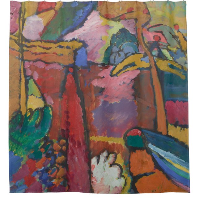 Rideaux De Douche Wassily Kandinsky, Étude pour l'Improvisation V (Devant)