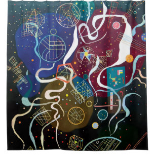 Rideaux De Douche Wassily Kandinsky - Mouvement Un Art Abstrait