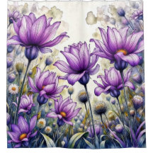 Watercolor Daisy Flower Design