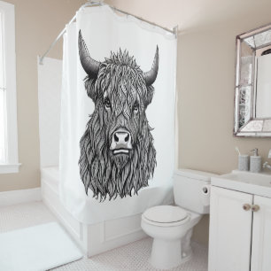 Rideaux De Douche Whimsical Funny Animal Douche Rideaux