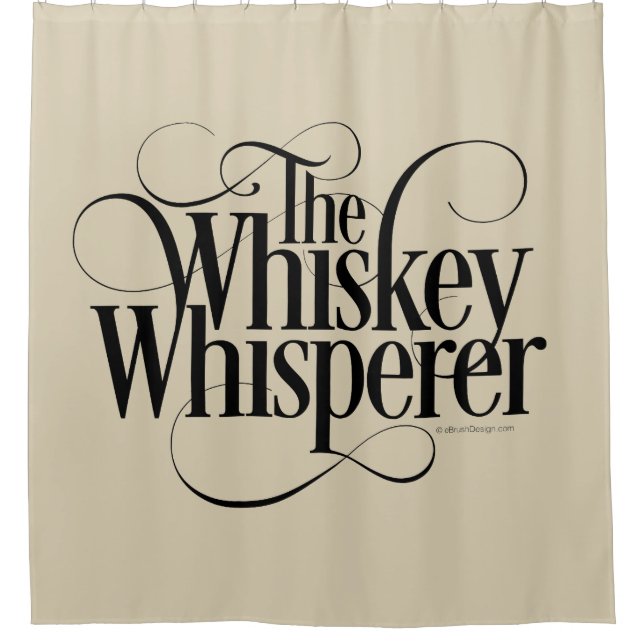 Rideaux De Douche Whiskey Whisperer (Devant)