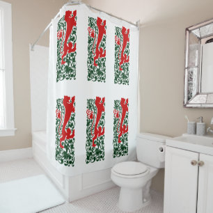 Rideaux De Douche Will Bradley Heraldic Lion