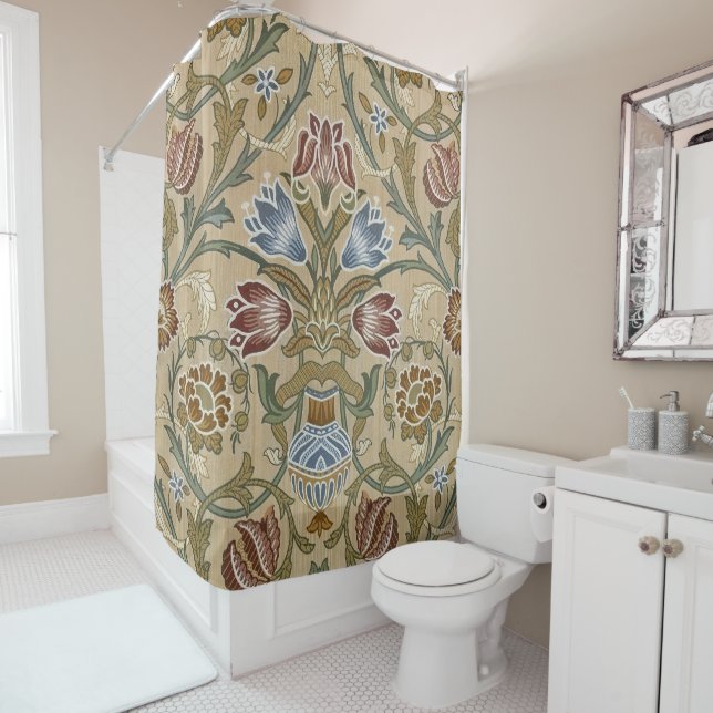 Rideaux De Douche William Morris Brocade Elégant Garden Classic (En situation)