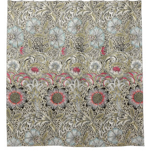 Rideaux De Douche William Morris Corncocktail fond d'écran floral
