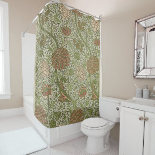 Rideaux De Douche William Morris Cray Fleur de Sauge Floral Botaniqu
