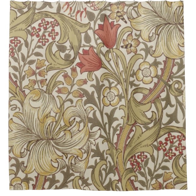 Rideaux De Douche William Morris Golden Lily (Devant)