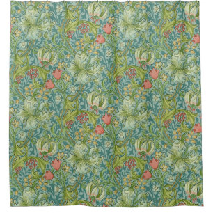 Rideaux De Douche William Morris "Lily dorée" 1