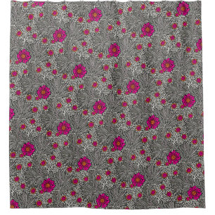 Rideaux De Douche William Morris Marigold, Grey / Grey et Blanc