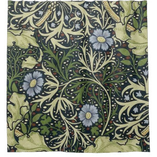 Rideaux De Douche William Morris Motif d'algues