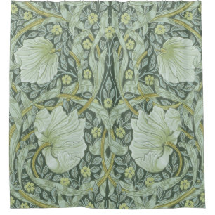 Rideaux De Douche William Morris, motif de nouveau d'art, bel art