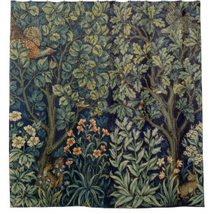 Rideaux De Douche William Morris Pheasier Bois Bois