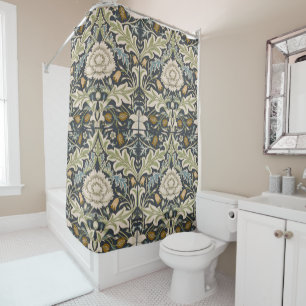 Rideaux De Douche William Morris Severn Motif floral classique