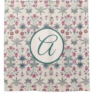 Rideaux De Douche William Morris SHOWER CURTAIN AVEC INITIAL