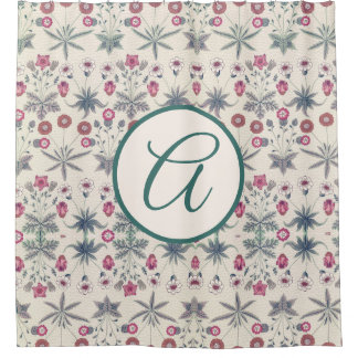 Rideaux De Douche William Morris SHOWER CURTAIN AVEC INITIAL