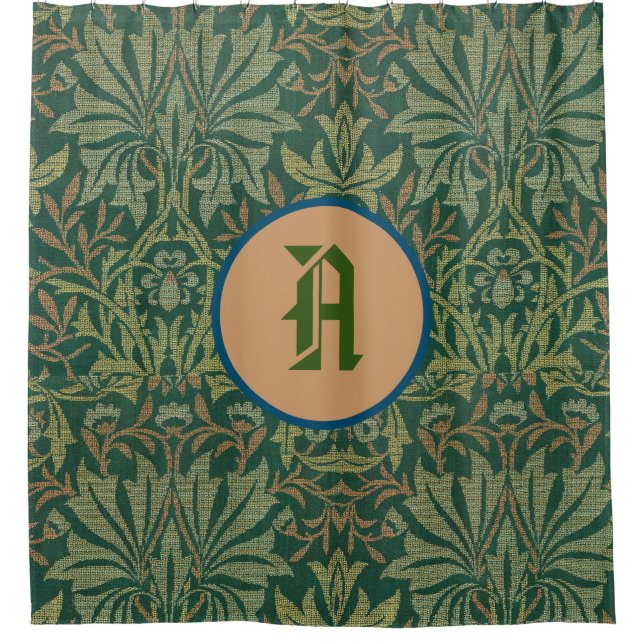 Rideaux De Douche William Morris SHOWER CURTAIN INITIALE PERSONNALIS (Devant)
