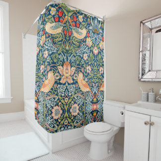 Rideaux De Douche William Morris Strawberry Thief Motif floral