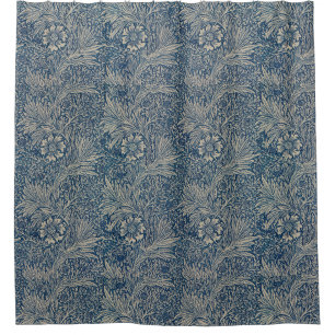 Rideaux De Douche William Morris Vintage Blue Floral