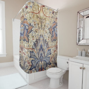 Rideaux De Douche William Morris - Vintage Motif de fleurs d'articha