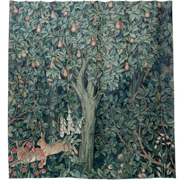 Rideaux De Douche William Morris Woodland Tapestry Rabbits (Devant)