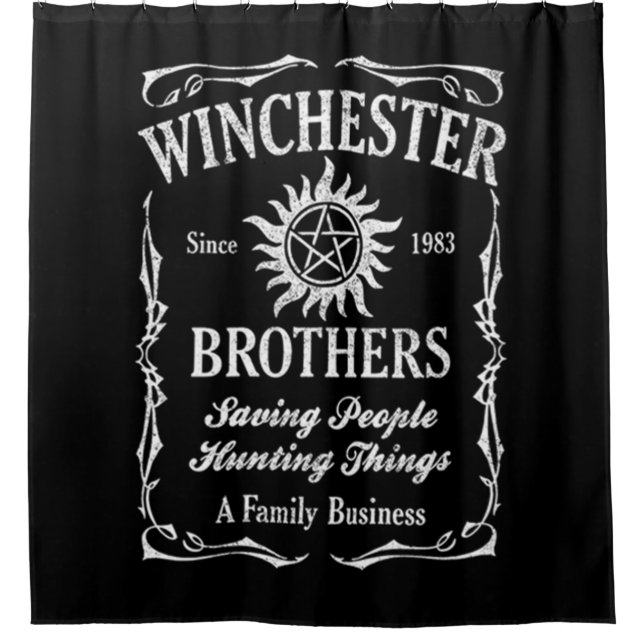 Rideaux De Douche Winchester Bros depuis 1983 (Devant)