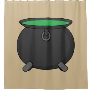 Rideaux De Douche Witch Cauldron