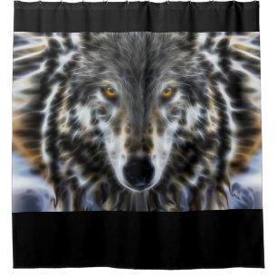 Rideaux De Douche Wolf Inspirational Portrait dans la décoration
