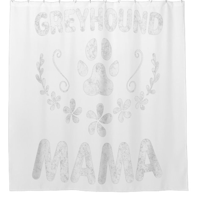 Rideaux De Douche Womens Greyhound Mama Shirt Italian Greyhound Mama (Devant)