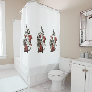 Rideaux De Douche Wood bass player