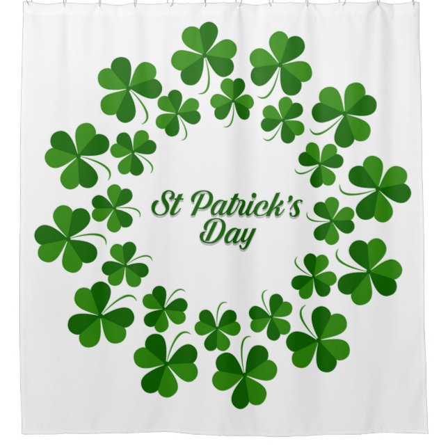 Rideaux De Douche Wreath de la Saint Patrick Thunder_Cove (Devant)