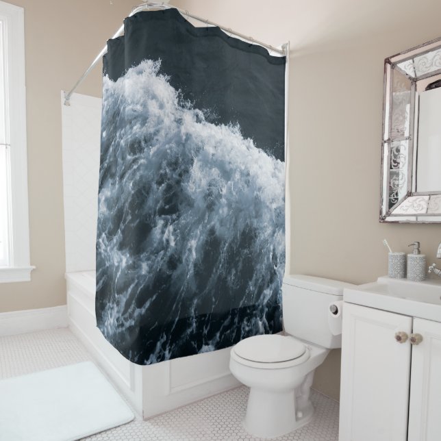 Rideaux De Douche Yin Yang Ocean Glam 1 (En situation)
