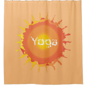 Rideaux De Douche Yoga solaire radiant
