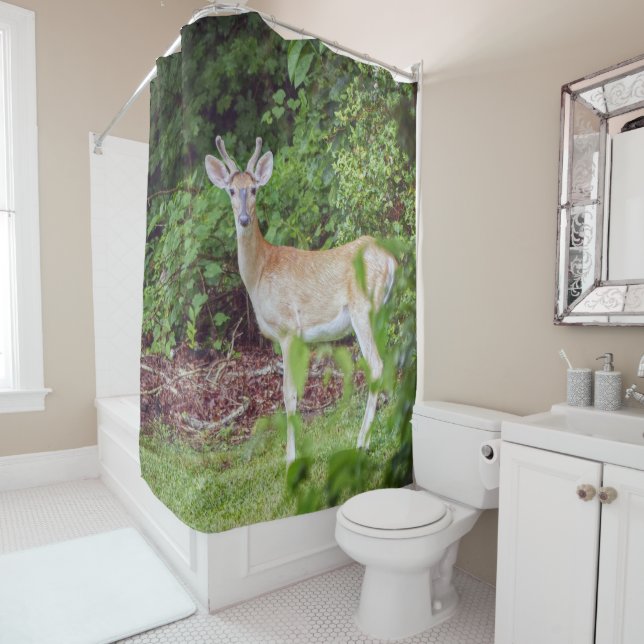 Rideaux De Douche Young Buck in Velvet (En situation)