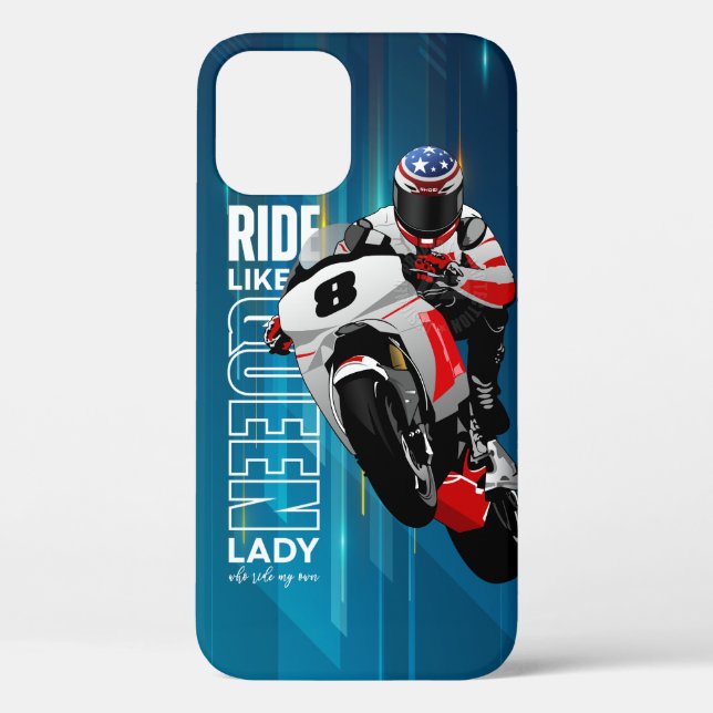 Rider King | iPhone 12 Coque (Queen) (Verso)