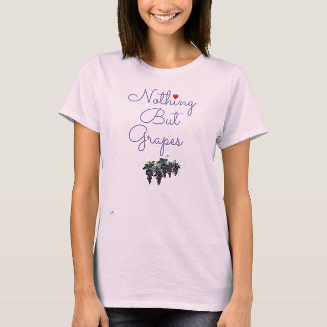 Rien D'Autre Que Le T-shirt Raisin (Devant)
